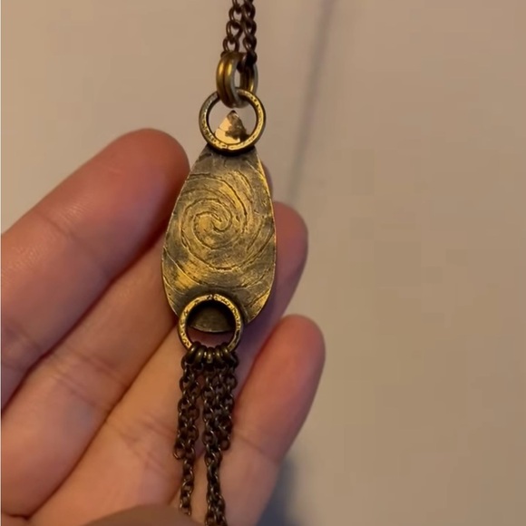 Rainbow moonstone pendant - Picture 5 of 6